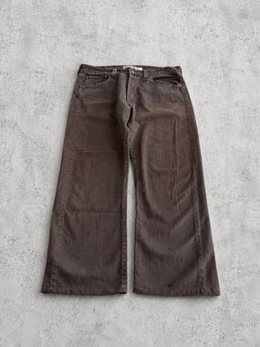 Vintage Levi’s 501 Brown Button Fly Baggy Jeans 33x30